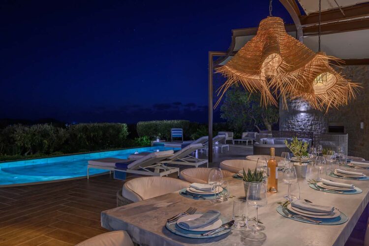 Modernes Luxus Ferienhaus Mieten Villa Althaia Costa Navarino Peleponnes Griechenland (8)