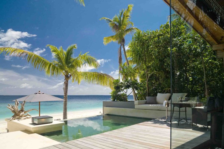 Modernes Luxushotel Malediven