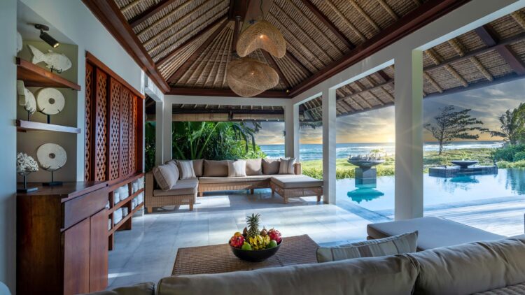 Seseh Beach Villa I Bali Lounge Mit Meerblick Mieten