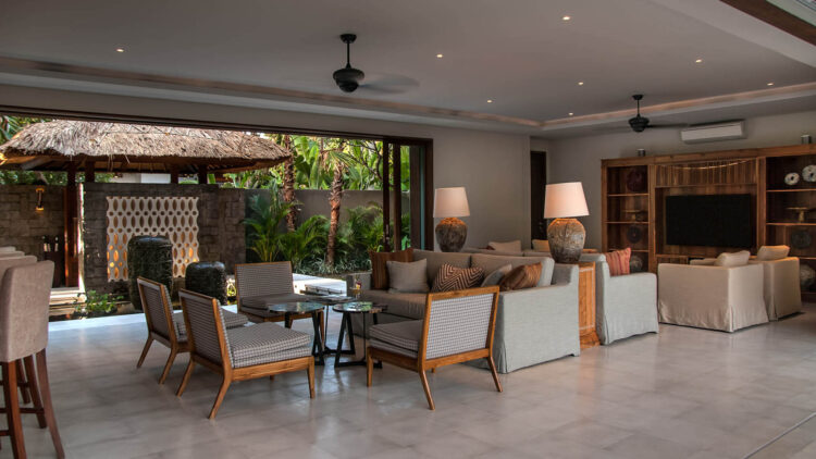 Seseh Beach Villa Ii Bali Modern Livingroom Mieten