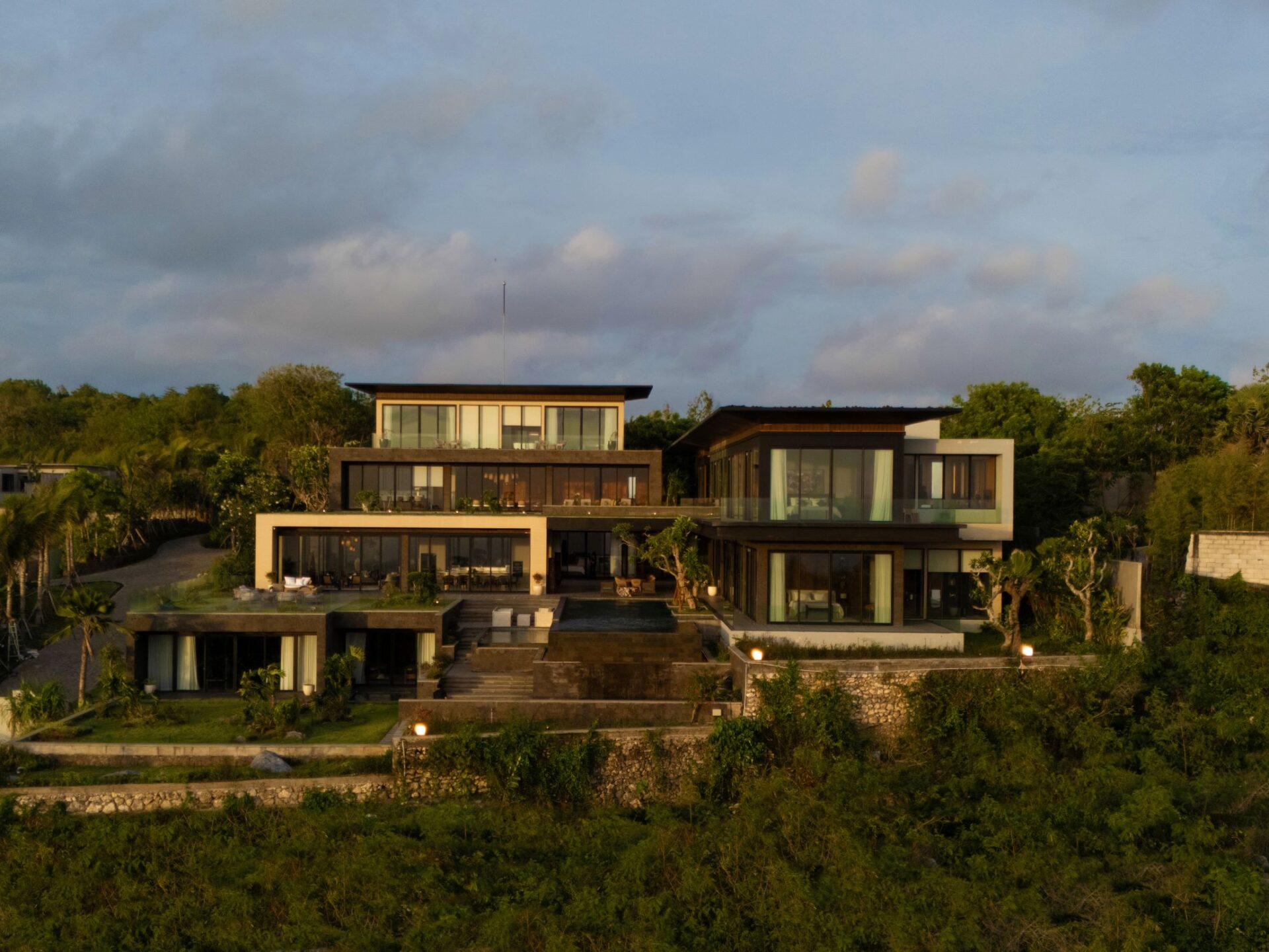 Villa Bie Bali Uluwatu Garten Luxusvilla