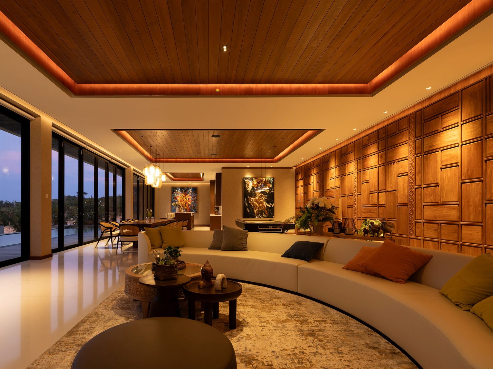 Villa Bie Bali Uluwatu Grosszuegiges Wohnzimmer Luxus