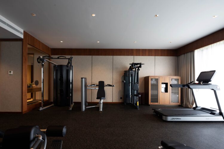 Villa Bie Bali Uluwatu Gym Fitnessbereich Luxusurlaub