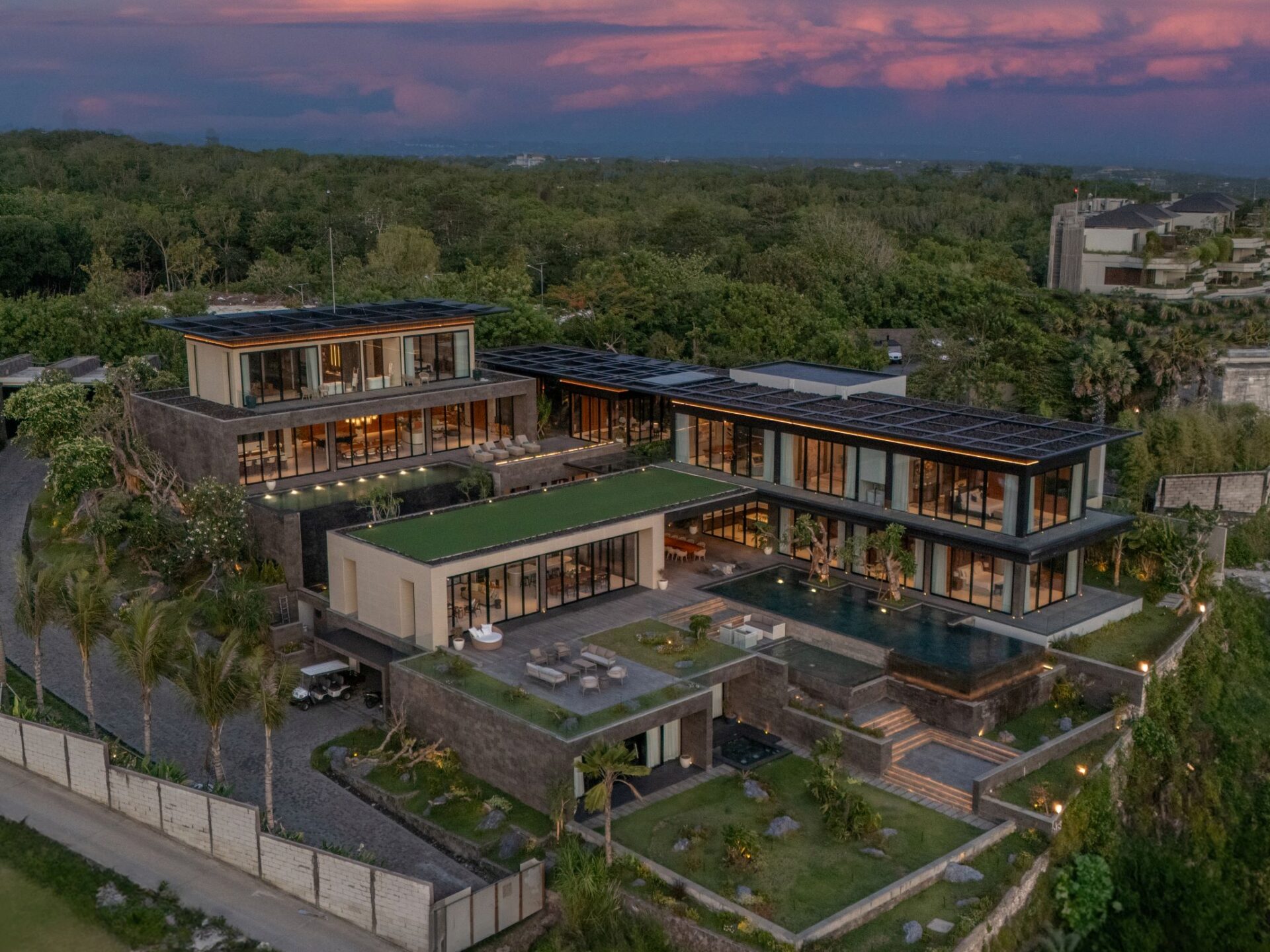 Villa Bie Bali Uluwatu Luxusvilla Aussenansicht