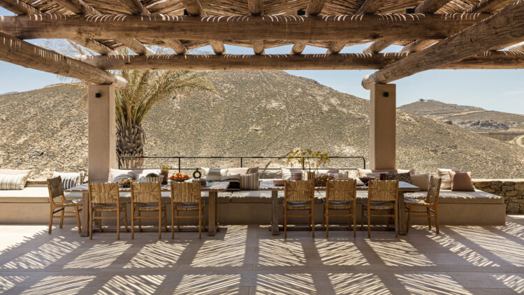 Villa Borealis Mykonos Buchen Panoramakueche