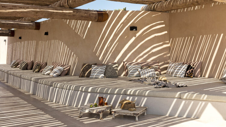 Villa Borealis Mykonos Mieten Elegantes Interieur