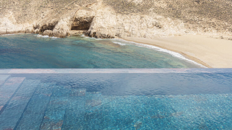 Villa Borealis Mykonos Mieten Modernes Interieur