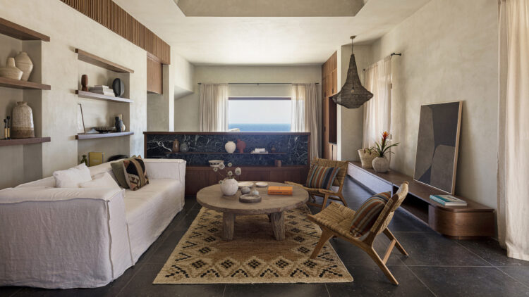 Villa Borealis Mykonos Mieten Sonnenuntergang