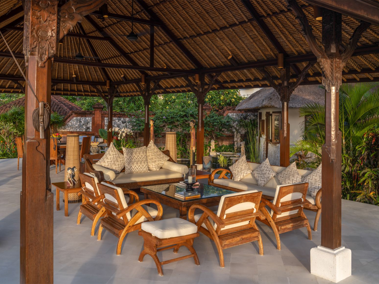 Villa Cemara Sanur Bali Buchen Living Pavilion