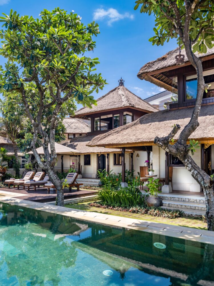 Villa Cemara Sanur Bali Mieten Pool Ansicht