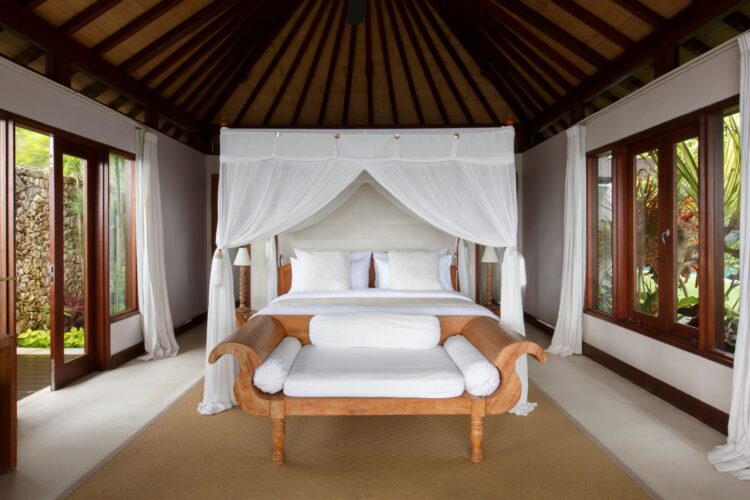 Villa Chintamani Ungasan Schlafzimmer Mit Meerblick Bali Mieten