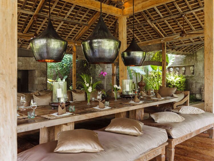Villa Eden Bali Esstafel 14 Personen Luxus Mieten
