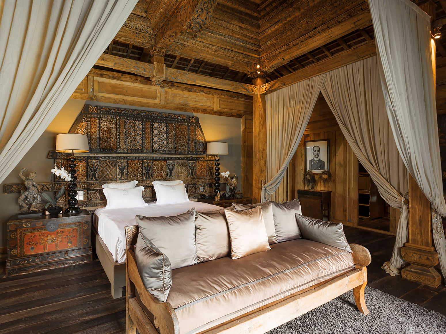 Villa Eden Bali Schlafzimmer King Suite Mieten