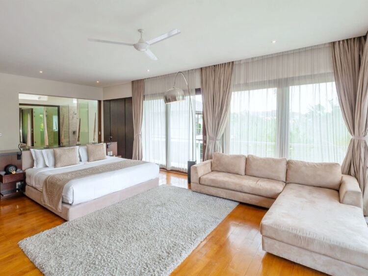 Villa Kalyani Canggu Bali Schlafzimmer Villa Mieten