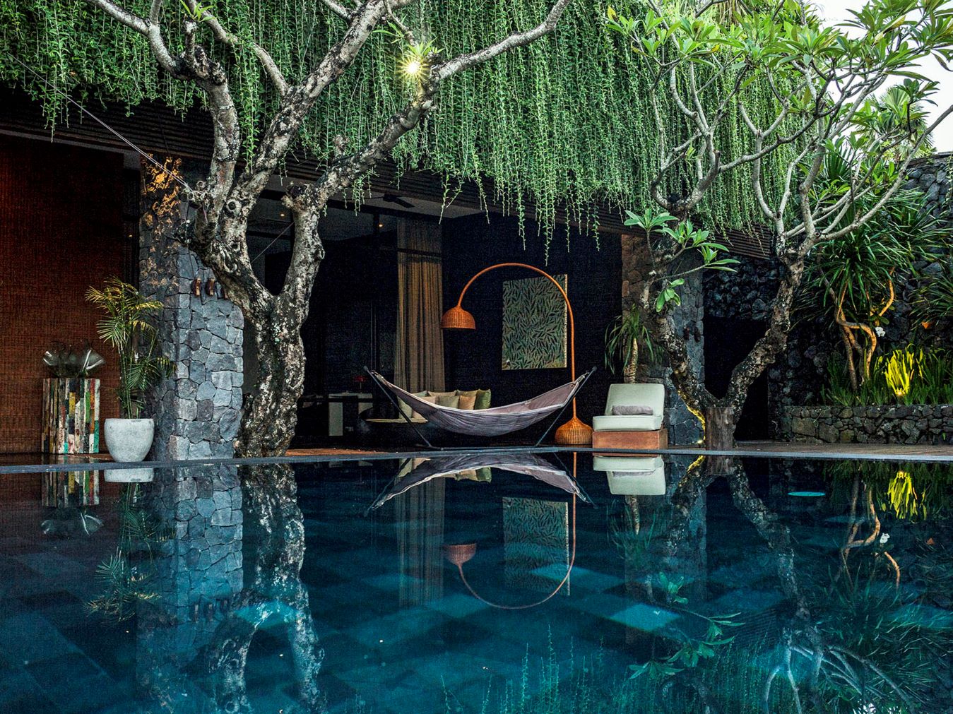 Villa Mana Canggu Bali Privatpool Luxusunterkunft Mieten