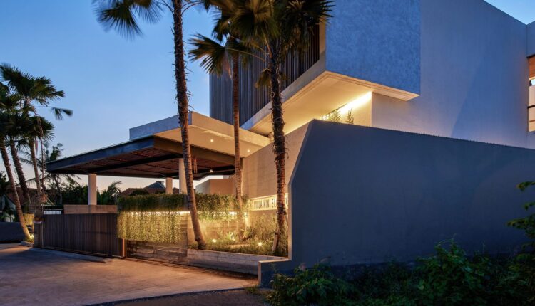 Villa Nini Elly Canggu Bali Mieten Aussenansicht Einfahrt