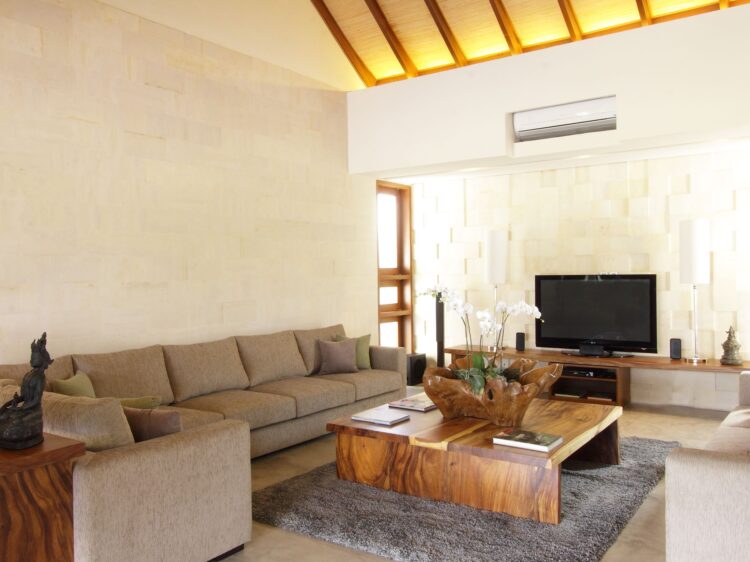 Villa Sarasvati Bali Villa Wohnzimmer Mieten