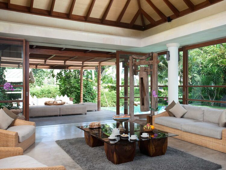 Villa Sarasvati Canggu Wohnzimmer Mieten