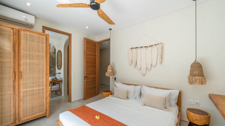 Villa Unna Bali Luxus Schlafzimmer Mieten