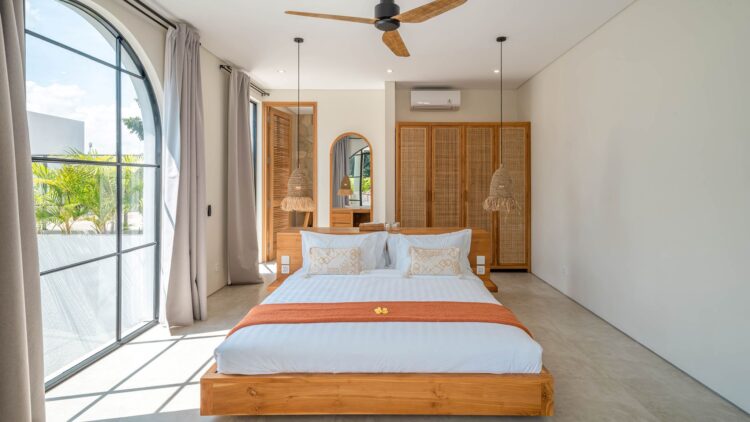 Villa Unna Bali Schlafzimmer Luxusvilla Mieten